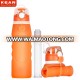 Factory Direct Sell 1000ml Foldable Silicone Wide Mouth Water Filter Bottle